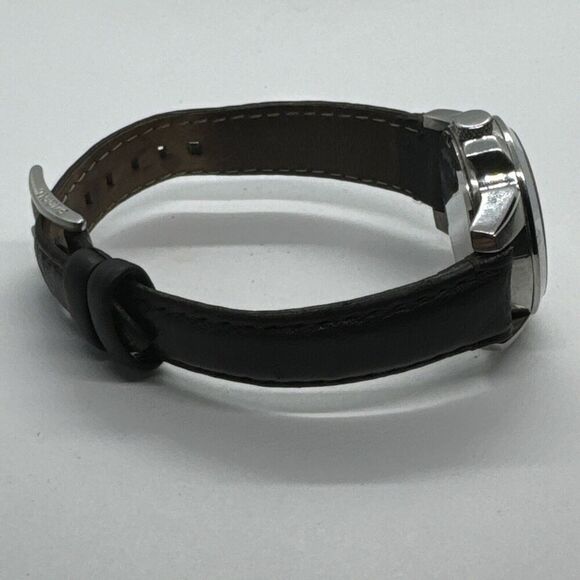 Fossil PR5427 Men's Black Leather Analog Dial Quartz Genuine Wrist Watch AEA356 - Picture 11 of 11